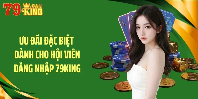 Ưu đãi đặc biệt dành cho hội viên đăng nhập 79King Ưu đãi đặc biệt dành cho hội viên đăng nhập 79King